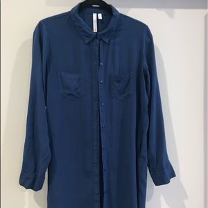 Lord & Taylor collar t-shirt dress